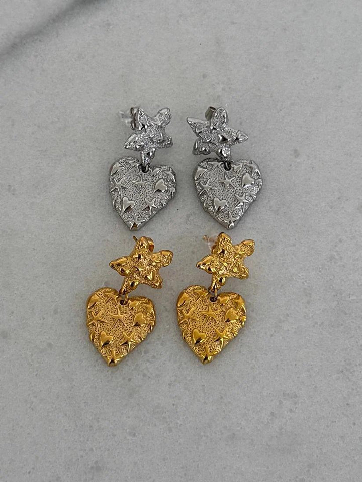 Caroline Heart & Star Earrings