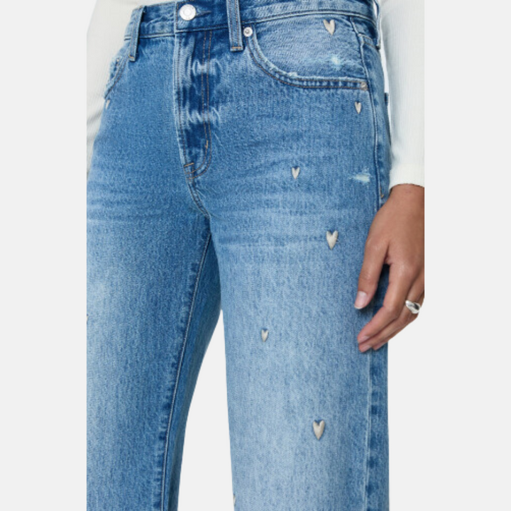 Heart Mid Rise Jeans