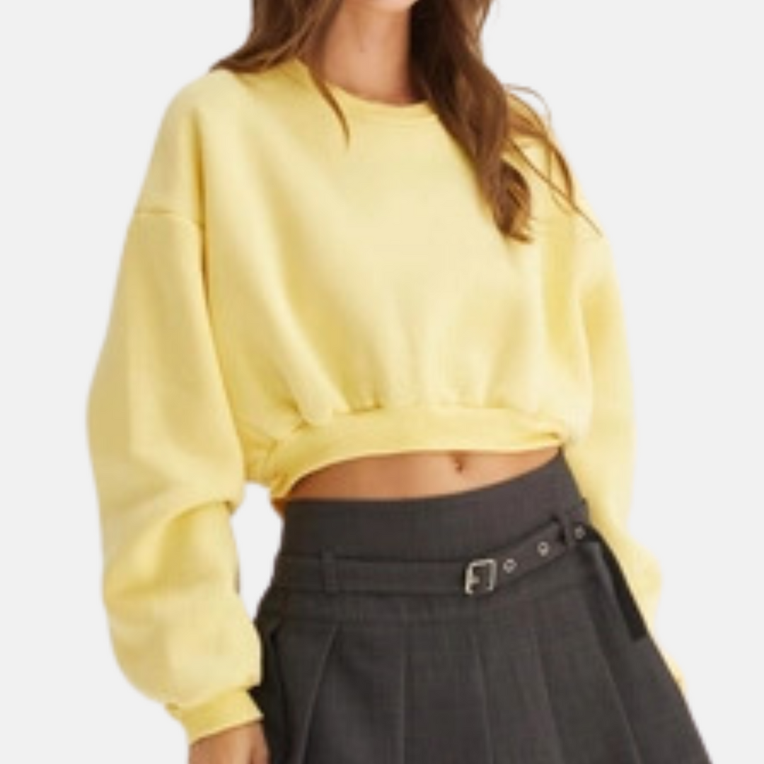 Cropped Crewneck