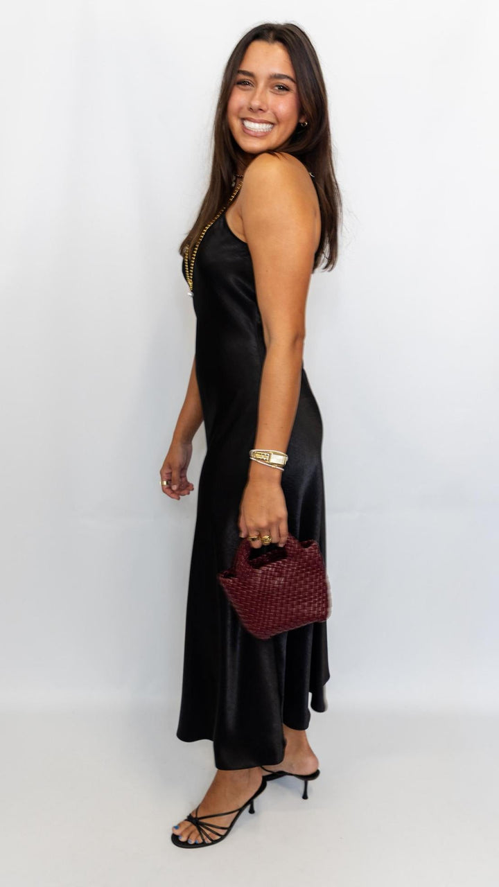 Satin Maxi Slip Dress