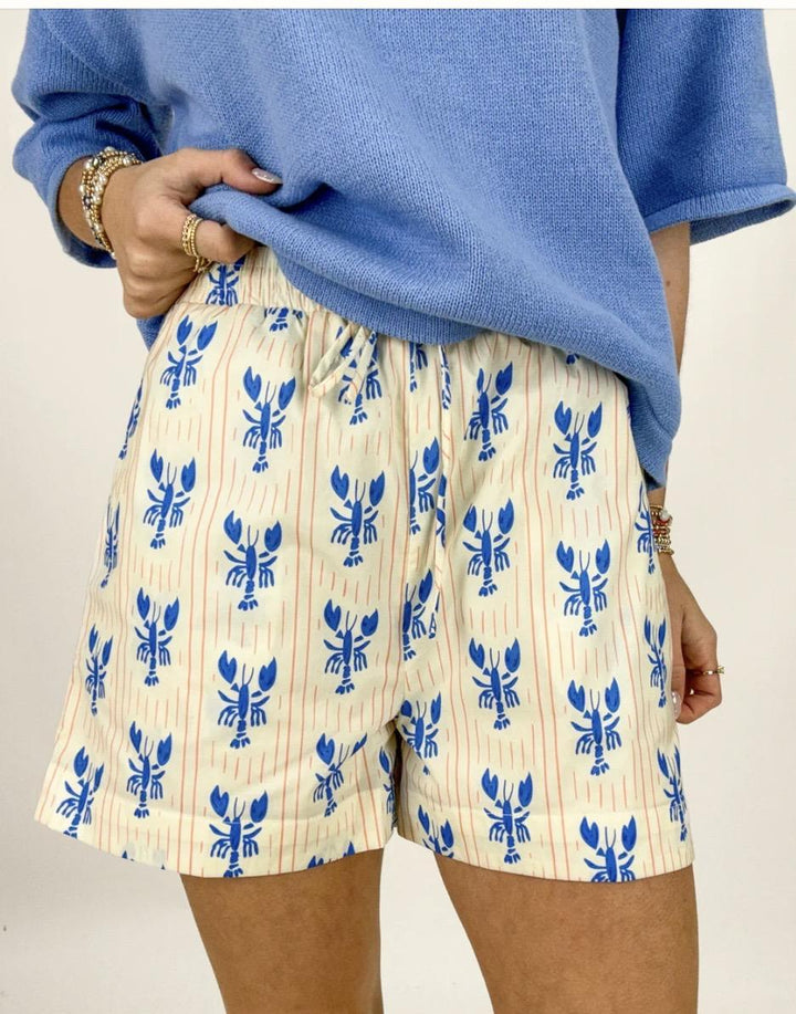Striped Lobster Shorts