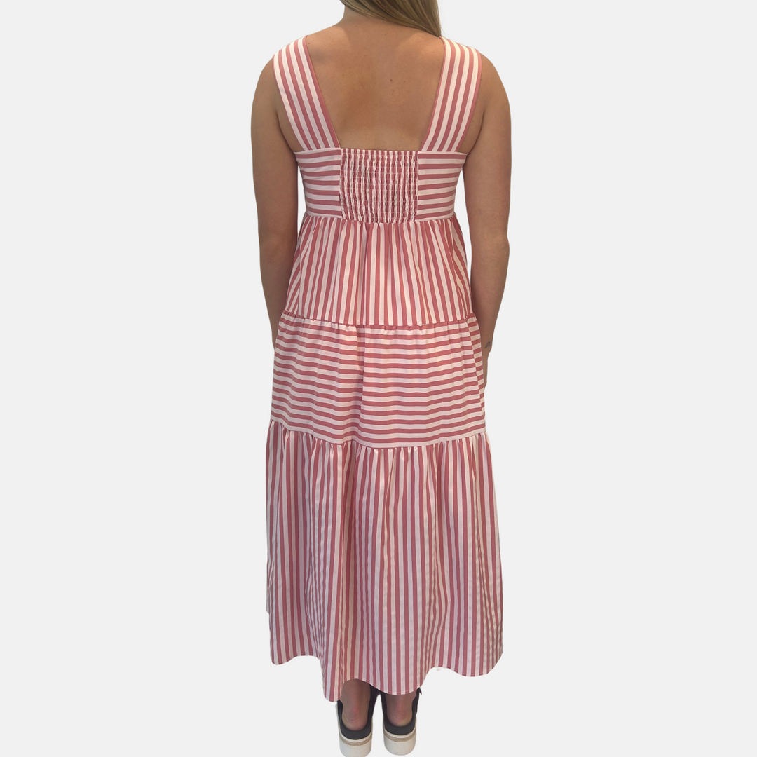 Striped Midi Dress