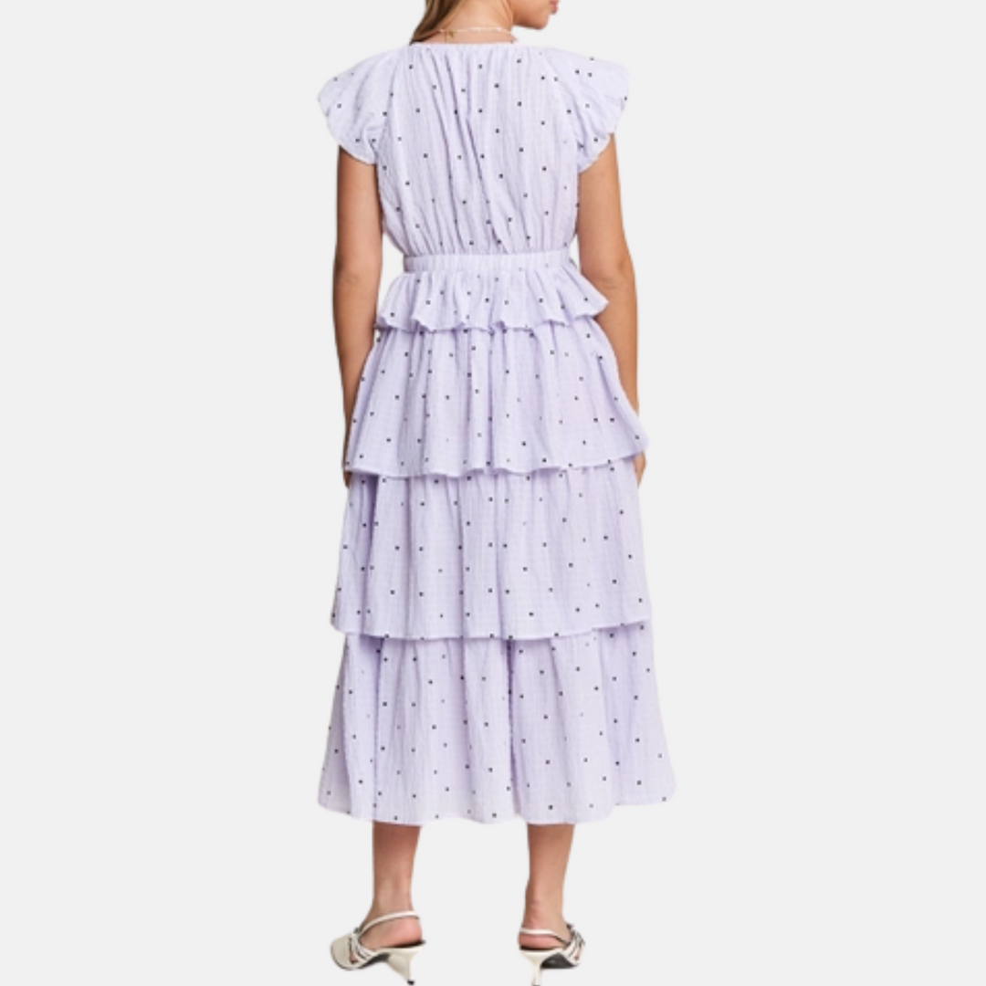 Lavender Polka Dot Dress
