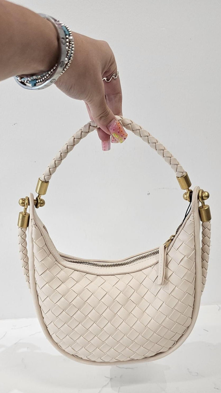 Woven Hobo Handbag