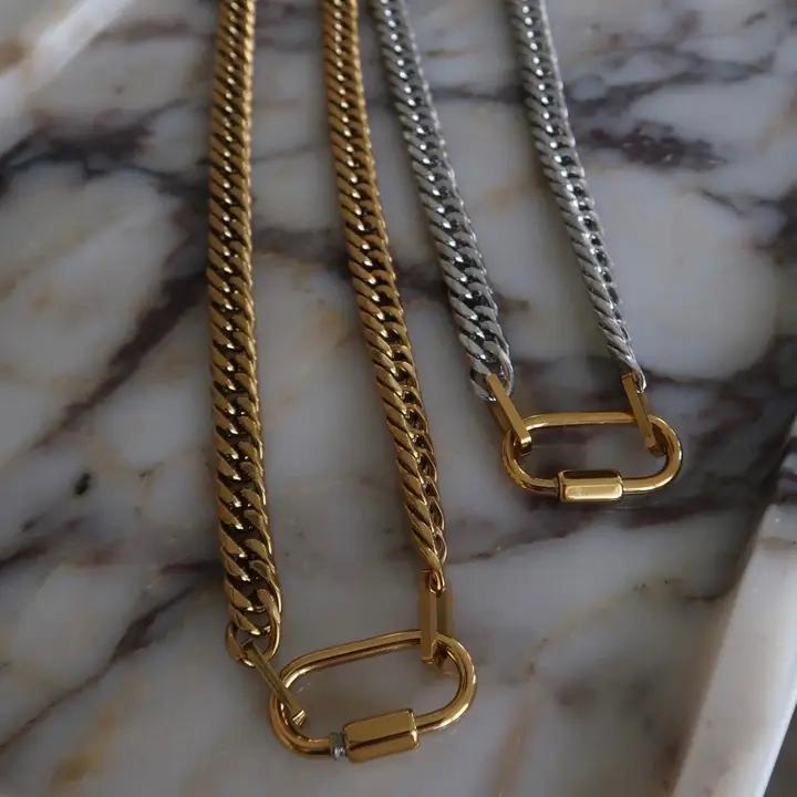 Stephanie Two Tone Necklace