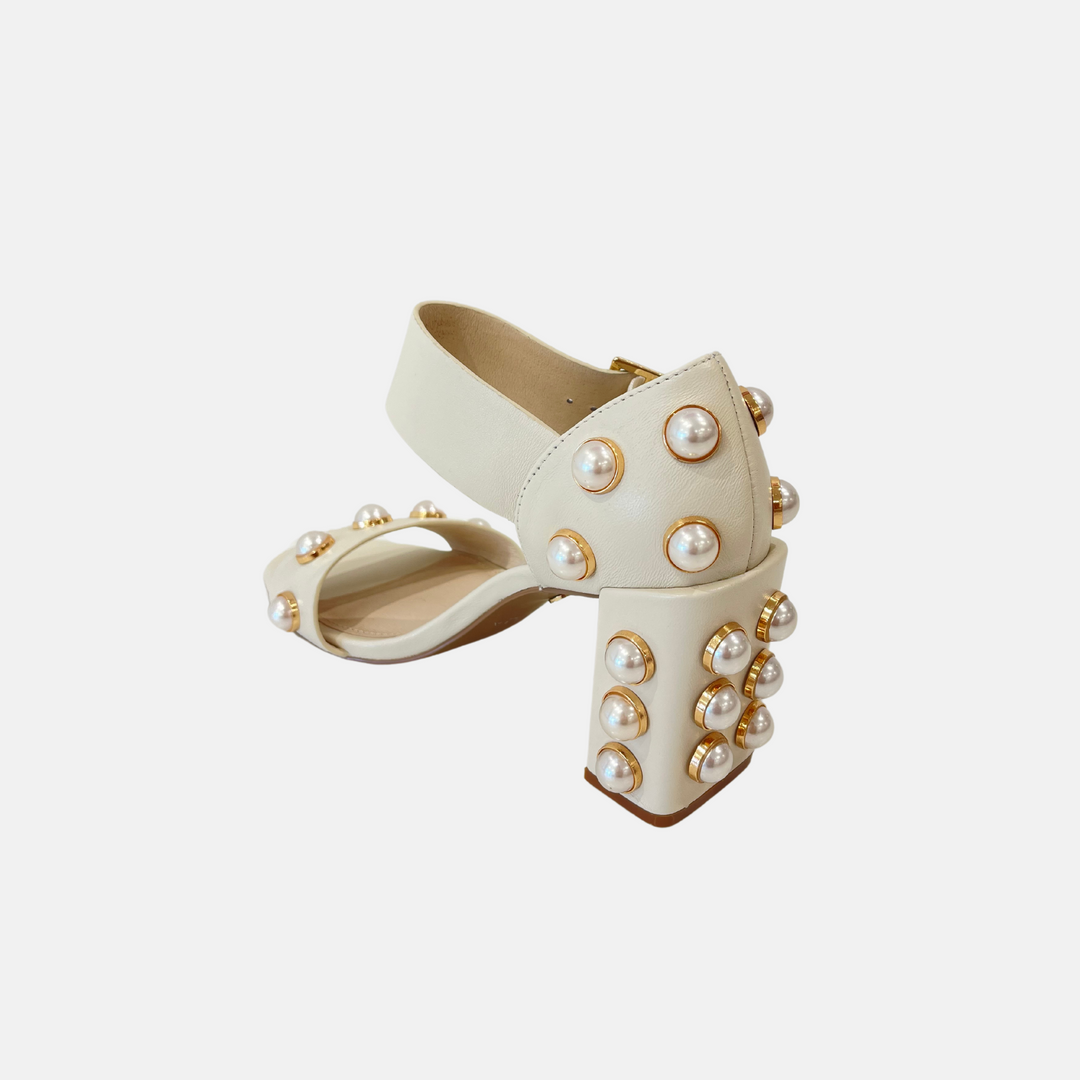 Pearl Studded Heel