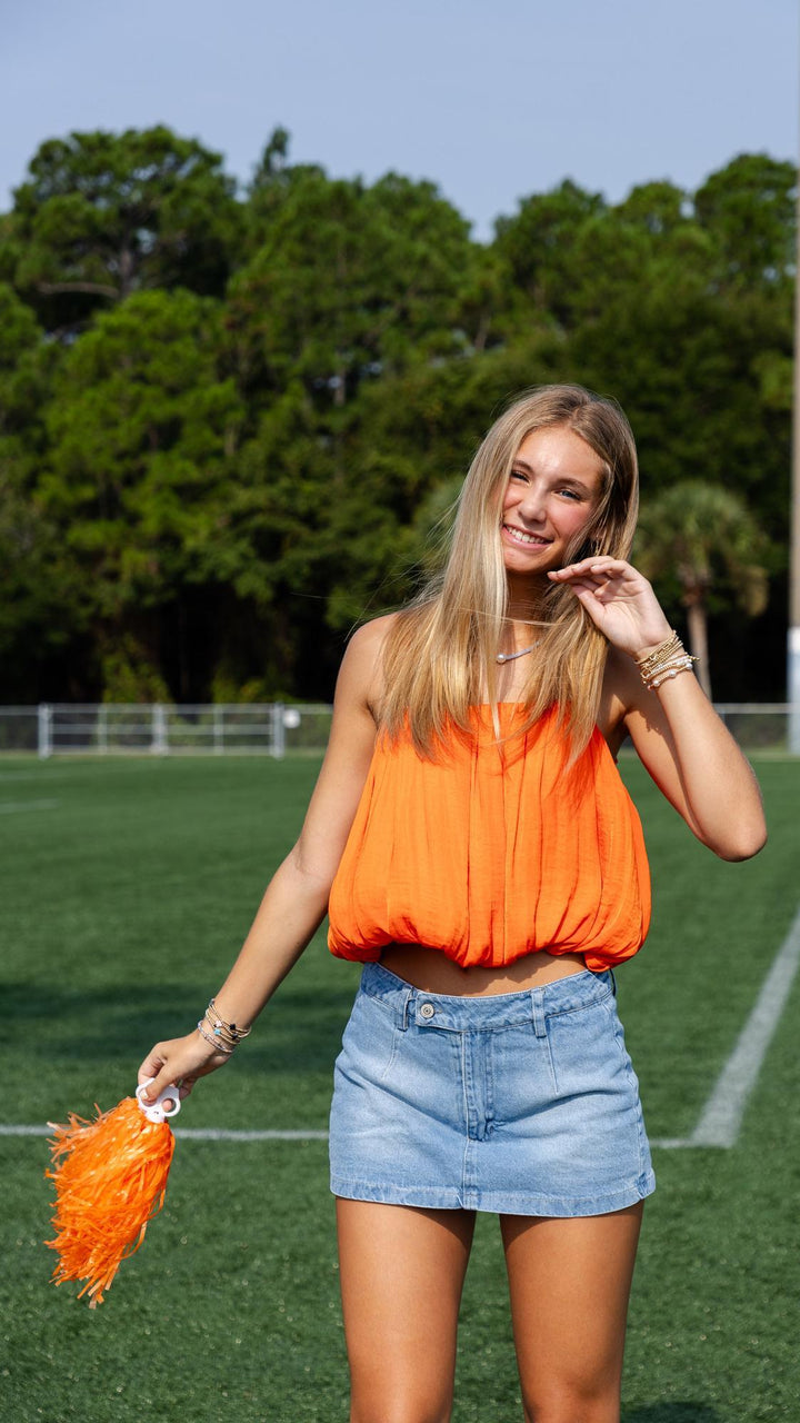 Casual Denim Mini Skirt