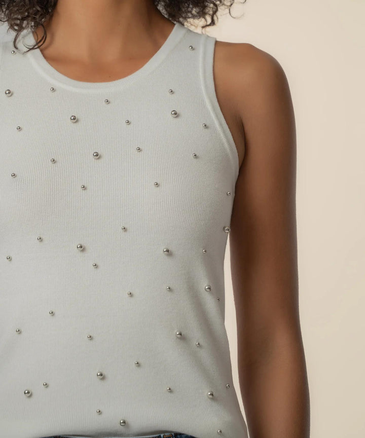 Sena Sweater White Tank Top