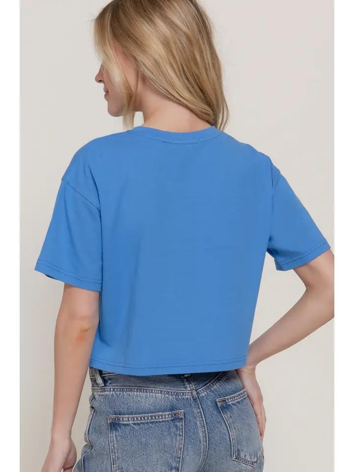SS Crew Neck Oversize Crop