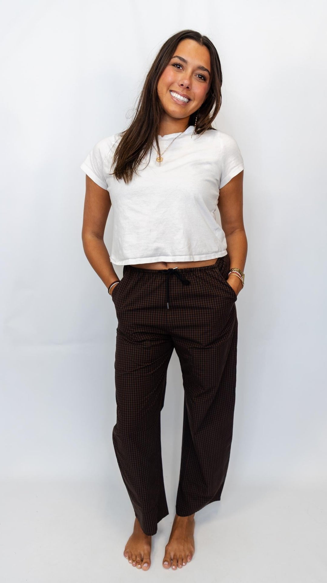Theo Drawstring Pant Hot Toddy