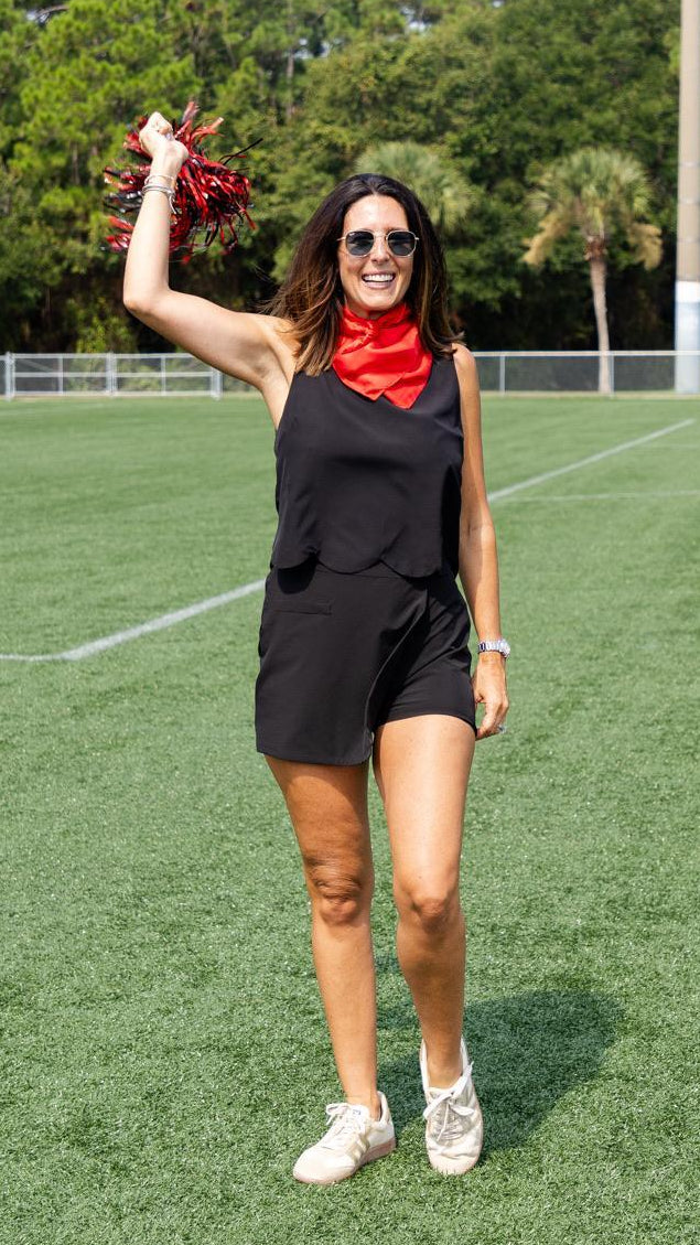Tailored Wrap Front Skort
