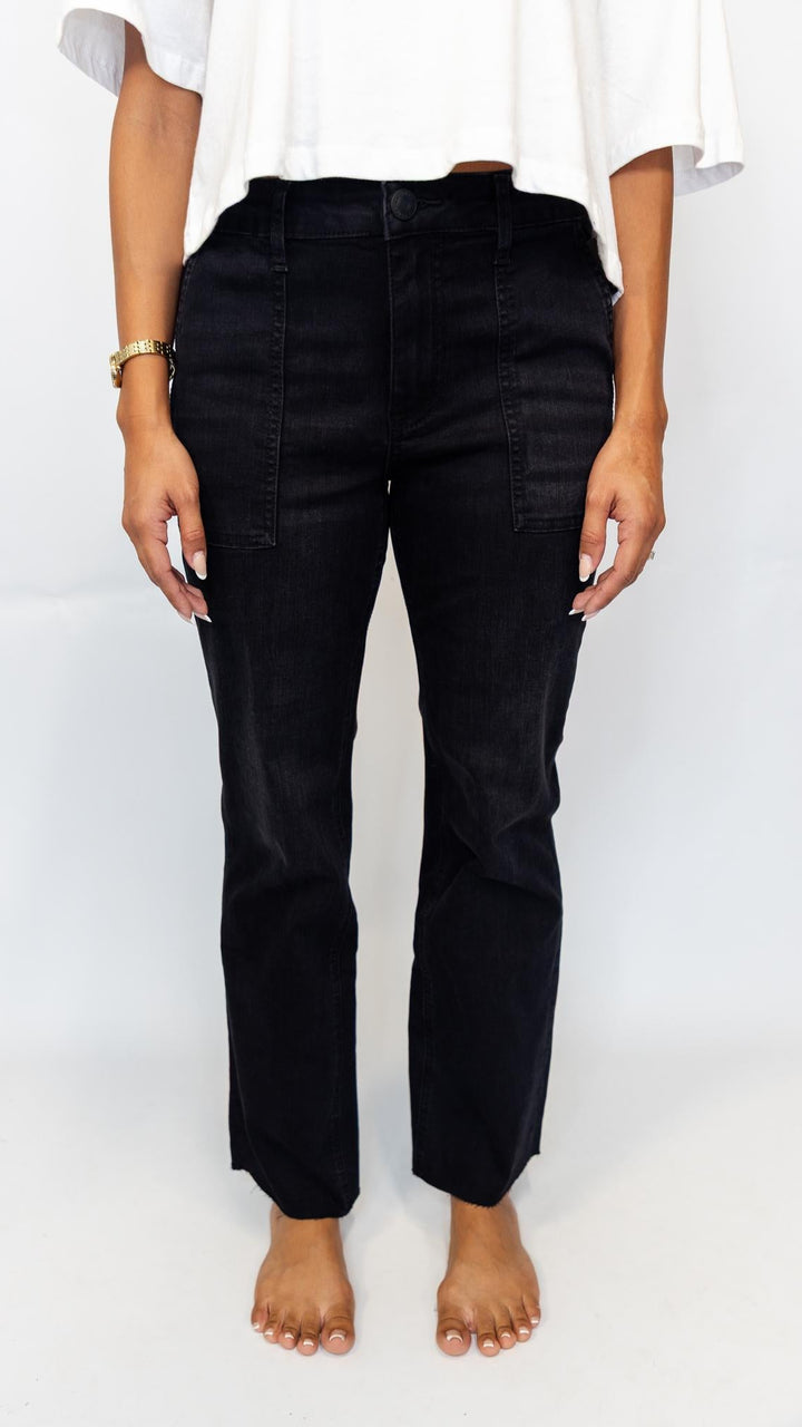 Kelsey Porkchop Pockets Black