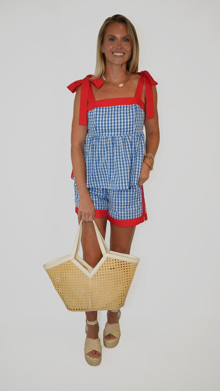 4th Gingham Top