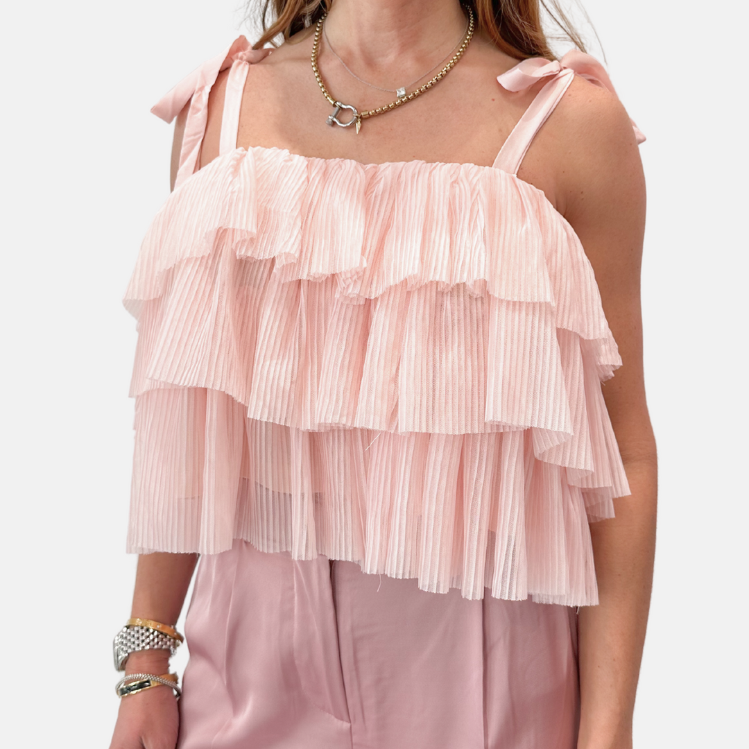 Ruffled Tank Top