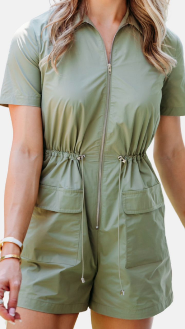 Olive Weekend Romper