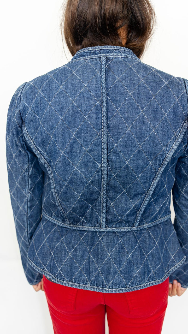 Quilted Denim Jacket