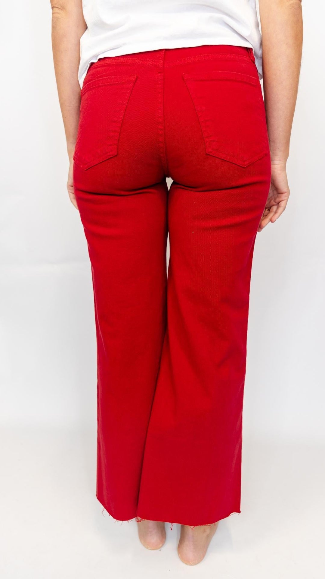 Meg High Rise Fab Ab Wide Red