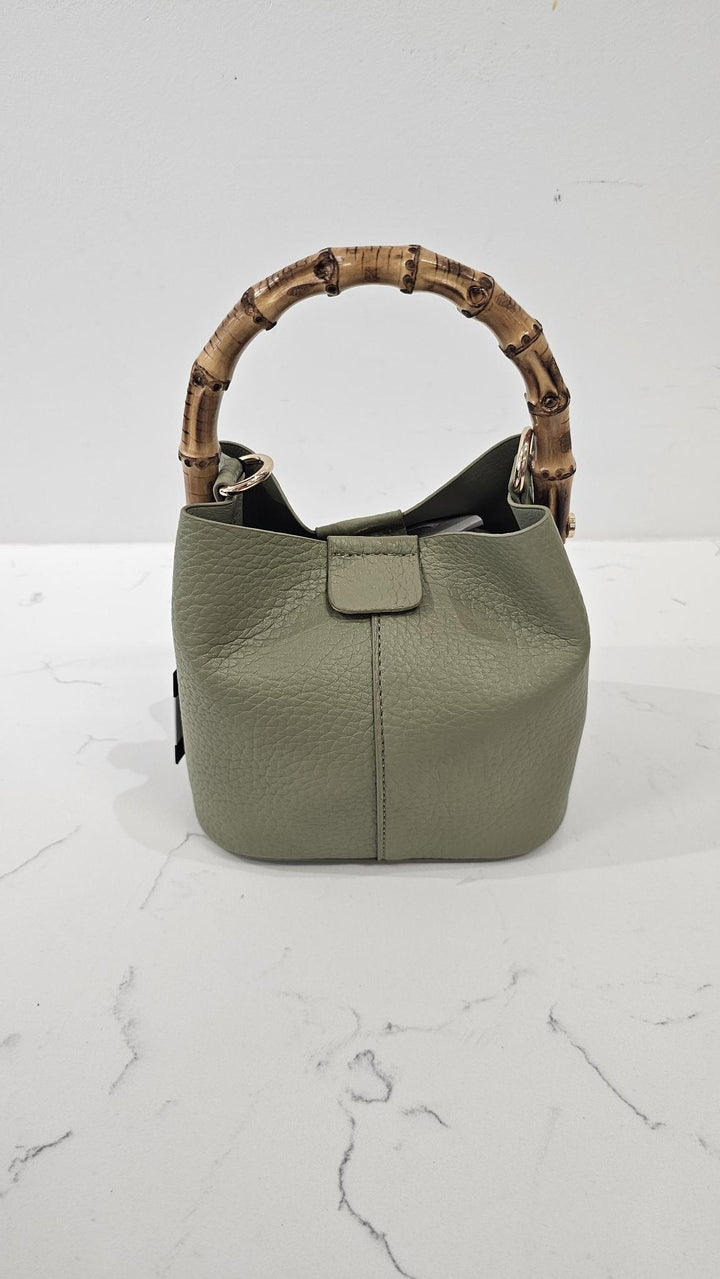Bamboo Handle Crossbody