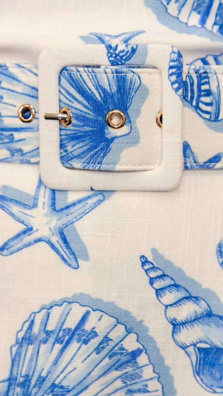 Seahorse Mini Dress w/ Belt