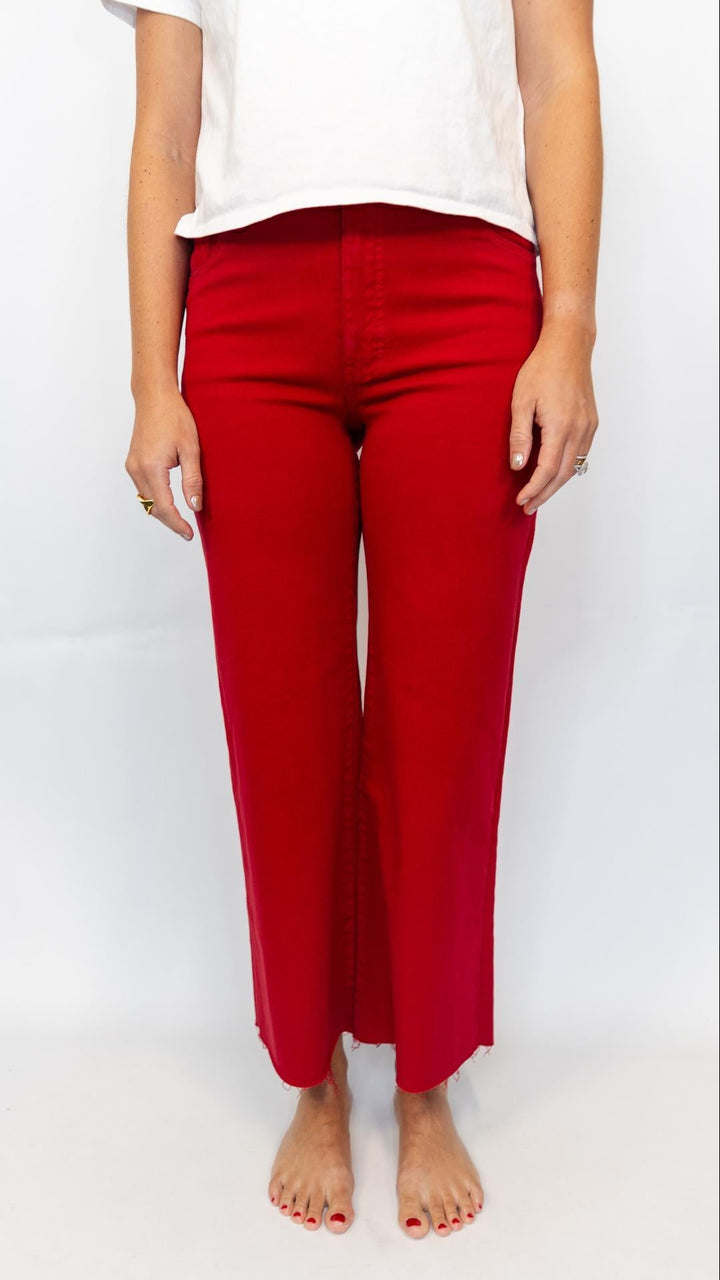 Meg High Rise Fab Ab Wide Red