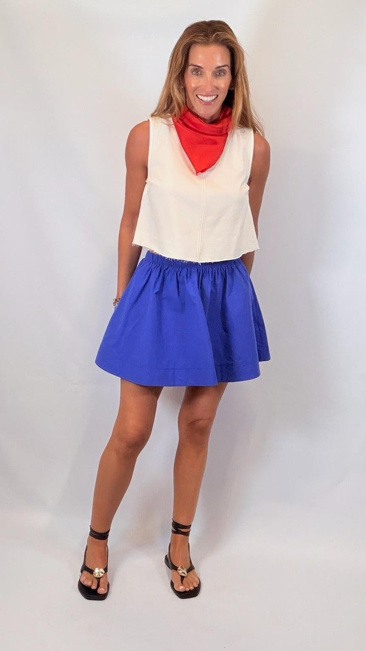 Crisp Poplin Skirt