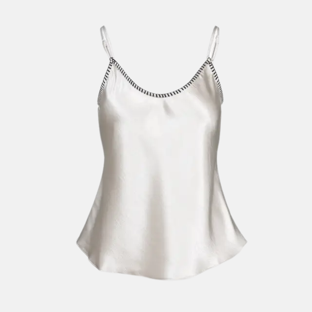 Whipstitch Satin Cami