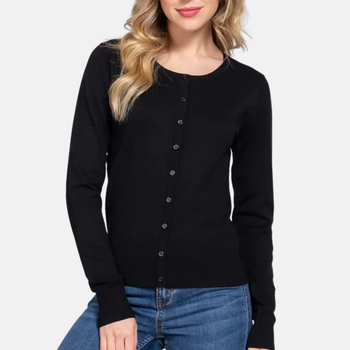 Button Down Sweater Cardigan
