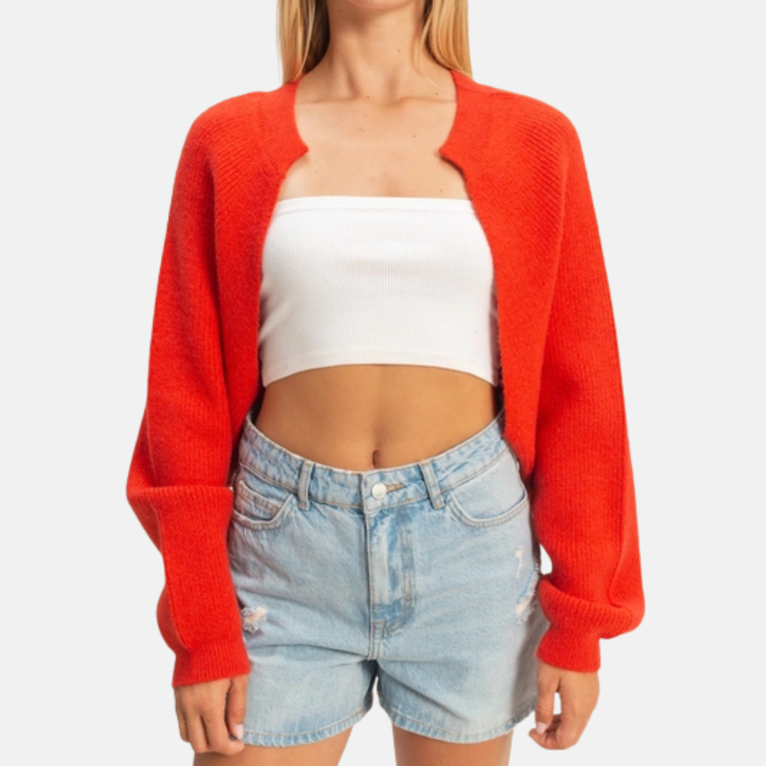 Balloon Sleeve Cardigan