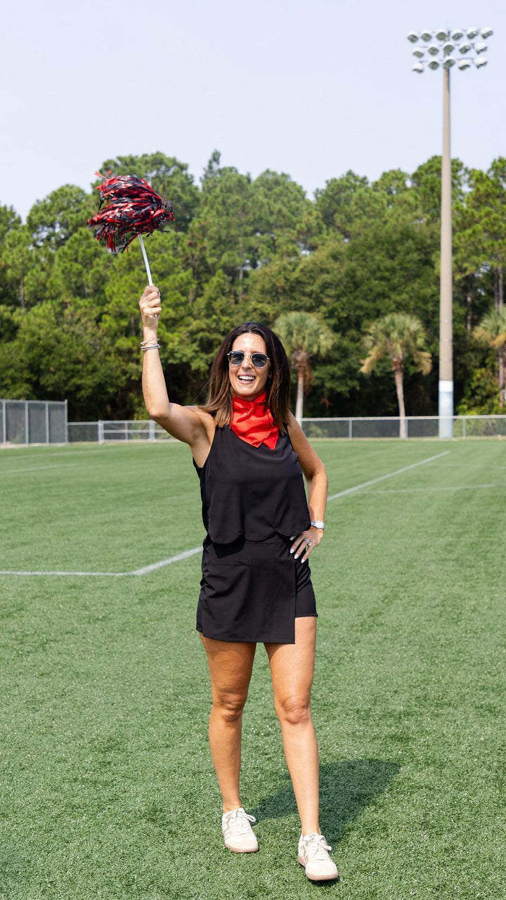 Tailored Wrap Front Skort