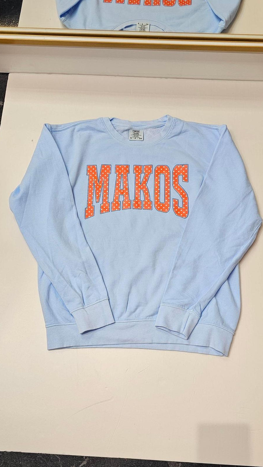 TRR Makos Lt Blue Dot Sweatshirt