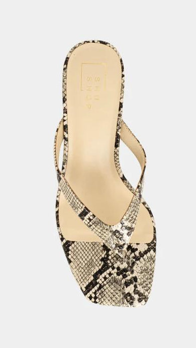 Snakeskin Kitten Slide
