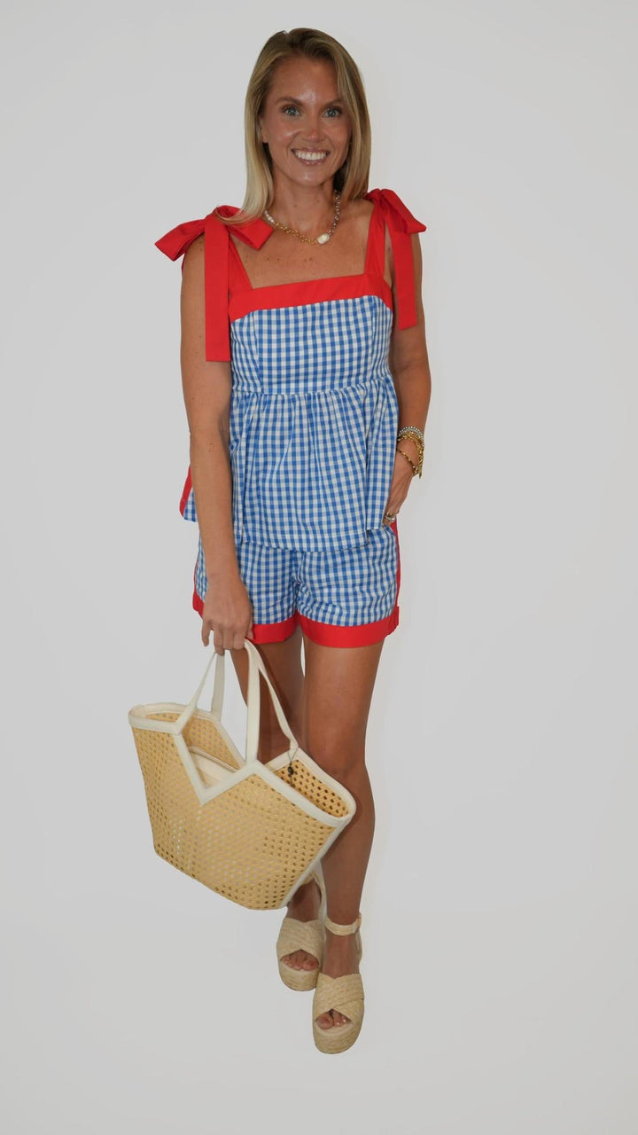 4th Gingham Top
