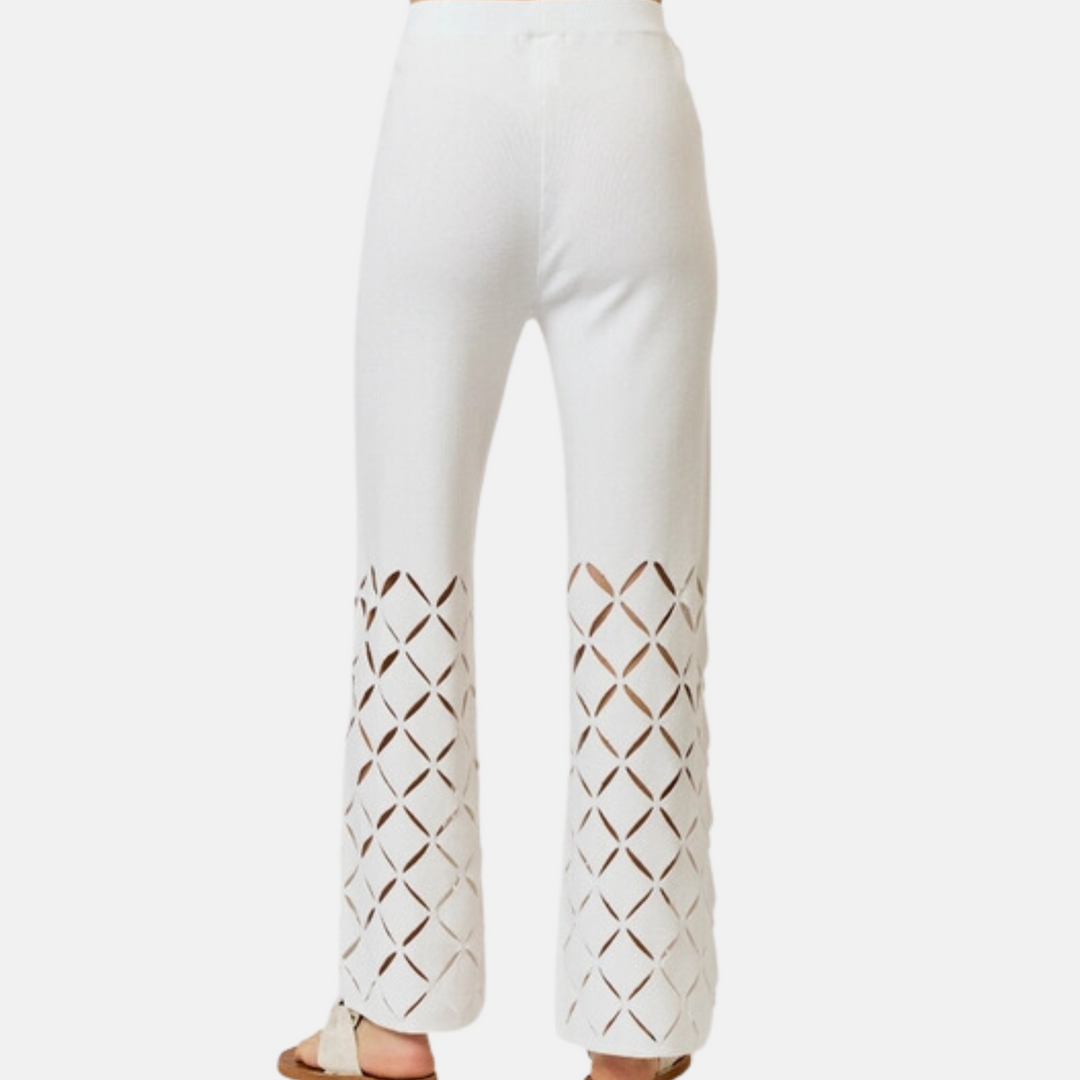 Cut Out Detail Pants