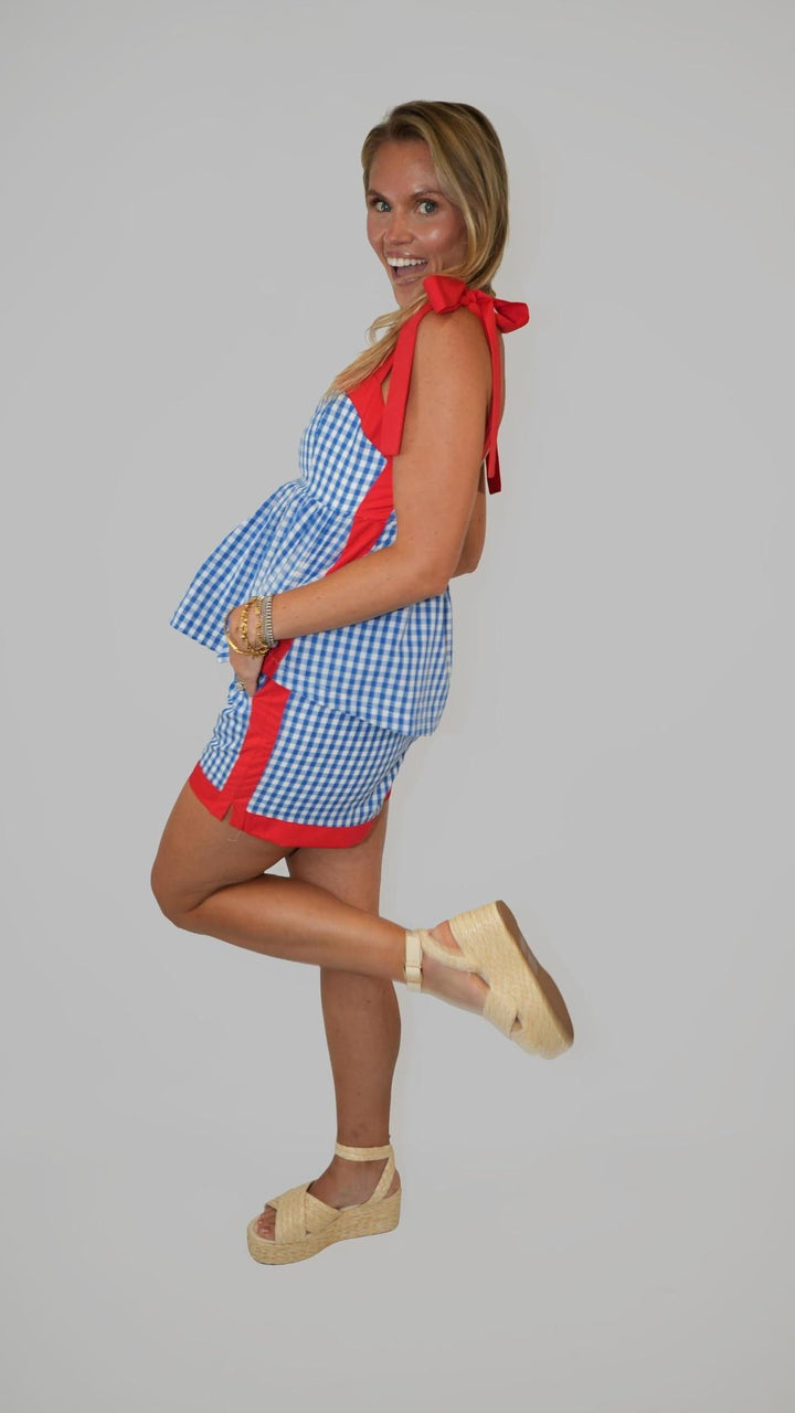 4th Gingham Top