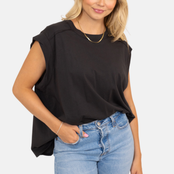 Solid Scoop Novelty Tee