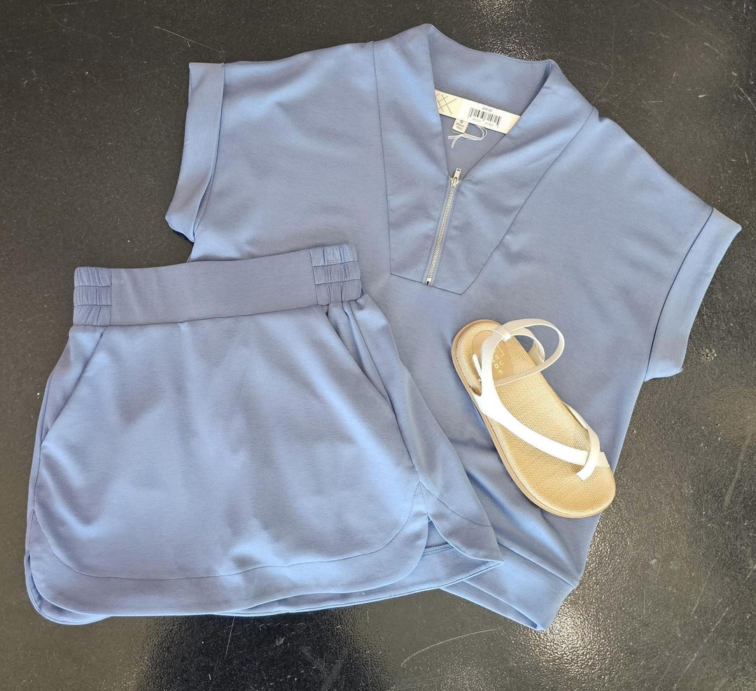 High Waist A Line Skort