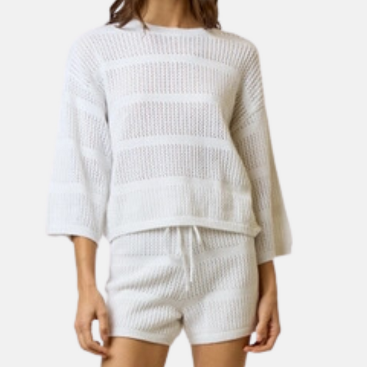 Off White Sweater Set