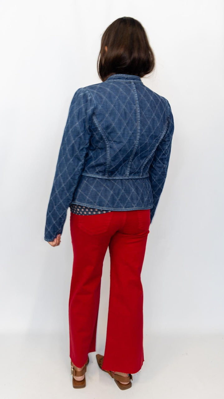 Quilted Denim Jacket