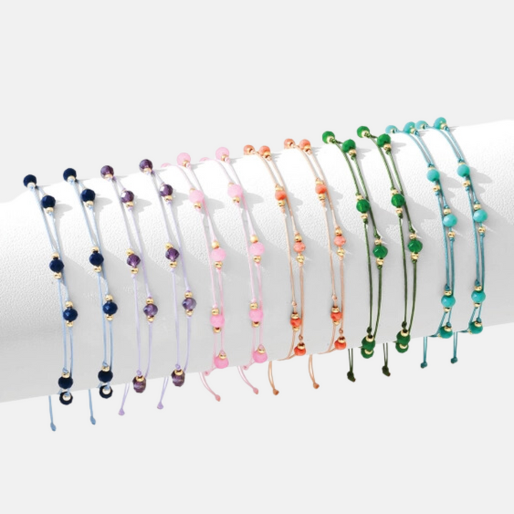 Crystal String Pulley Bracelets