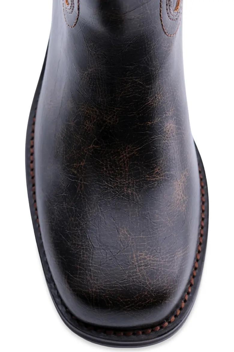 Zadie Faux Leather Knee High Boot