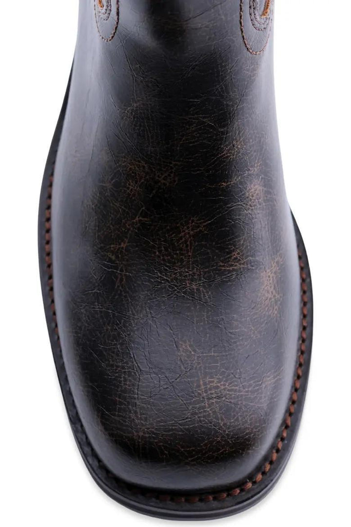 Zadie Faux Leather Knee High Boot