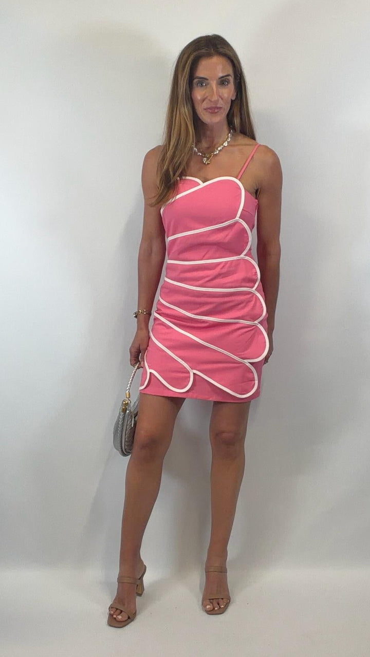 Scallop Front Dress