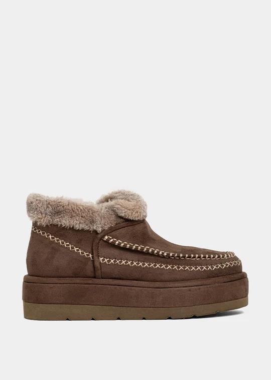 Ulla Taupe Suede Bootie
