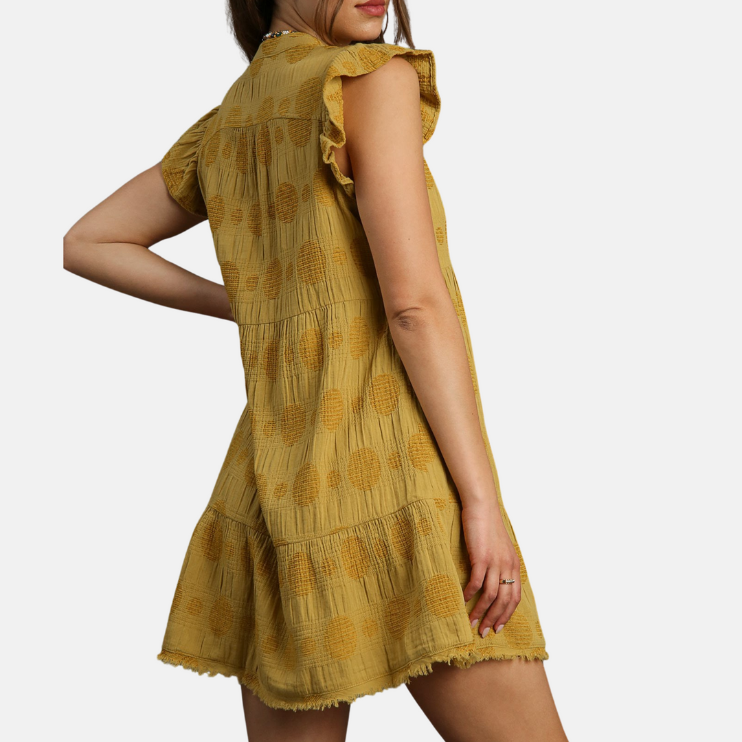 Golden Kiwi Mini Dress