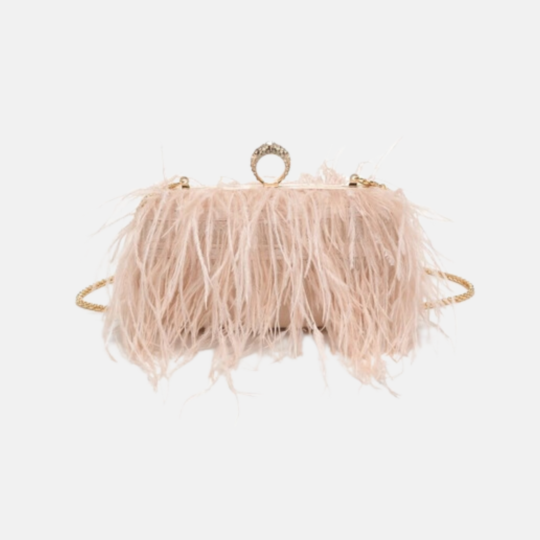 Feather Evening Bag