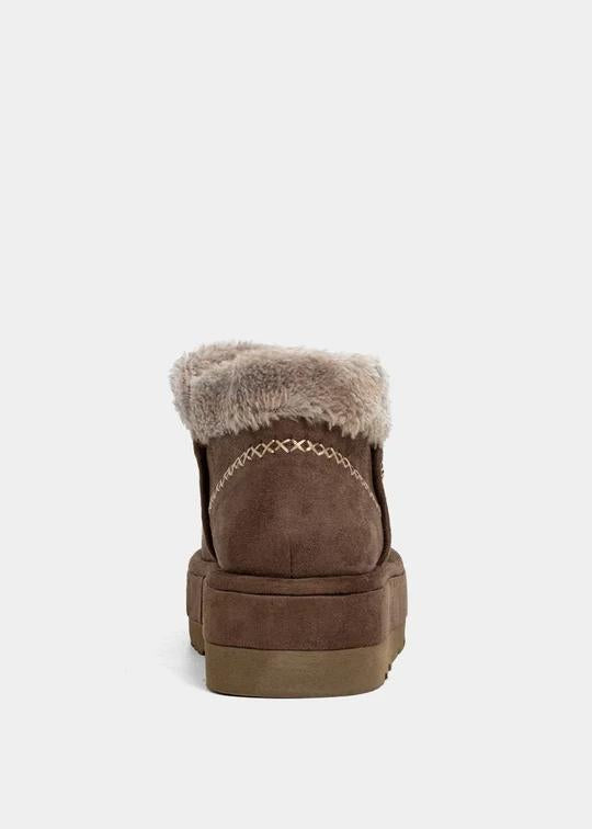 Ulla Taupe Suede Bootie