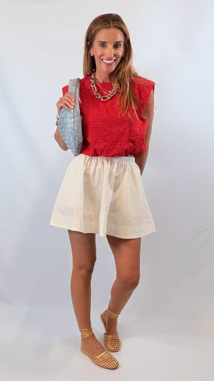 Crisp Poplin Skirt