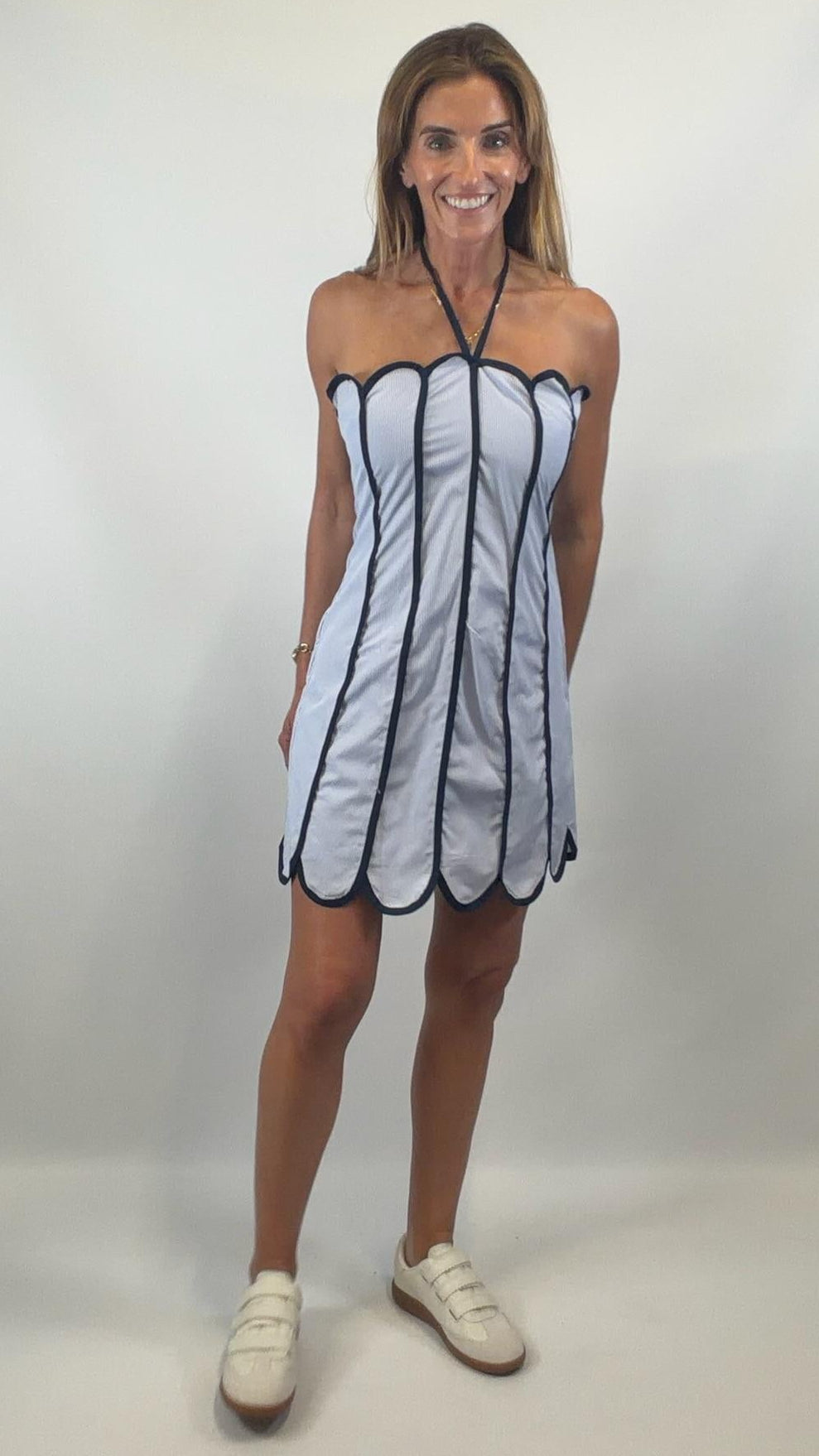 Halter Neck Mini Dress