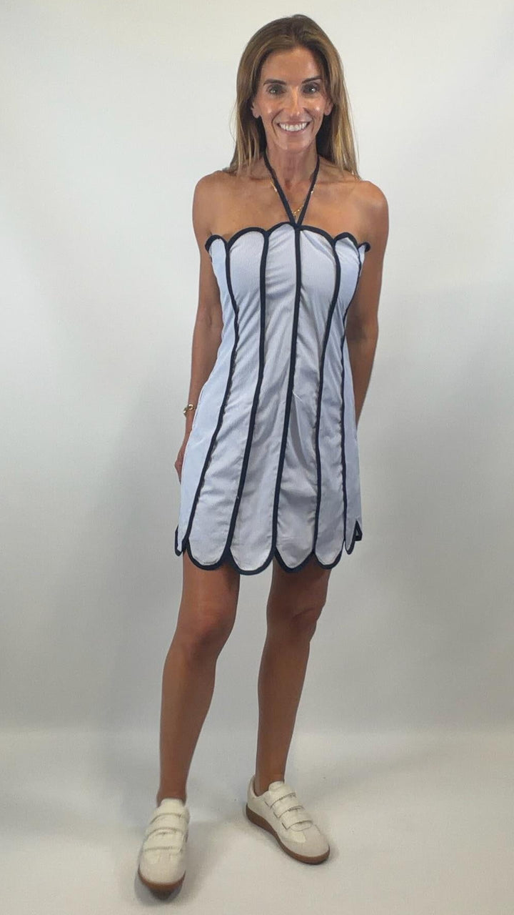 Halter Neck Mini Dress