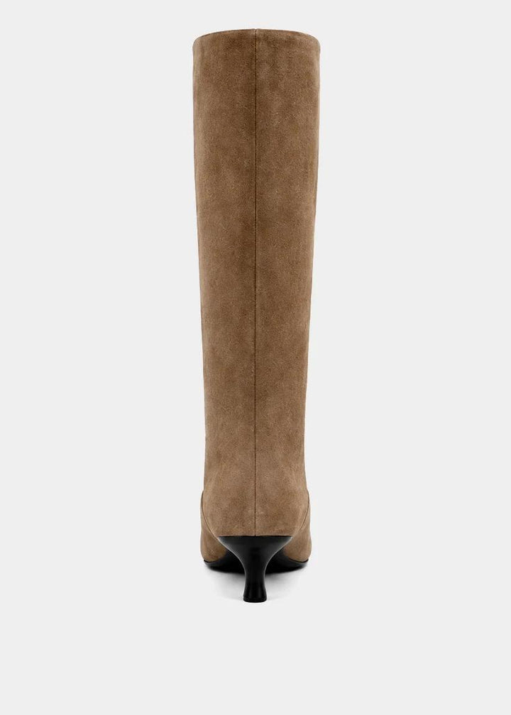 Yvonne Taupe Suede Boot